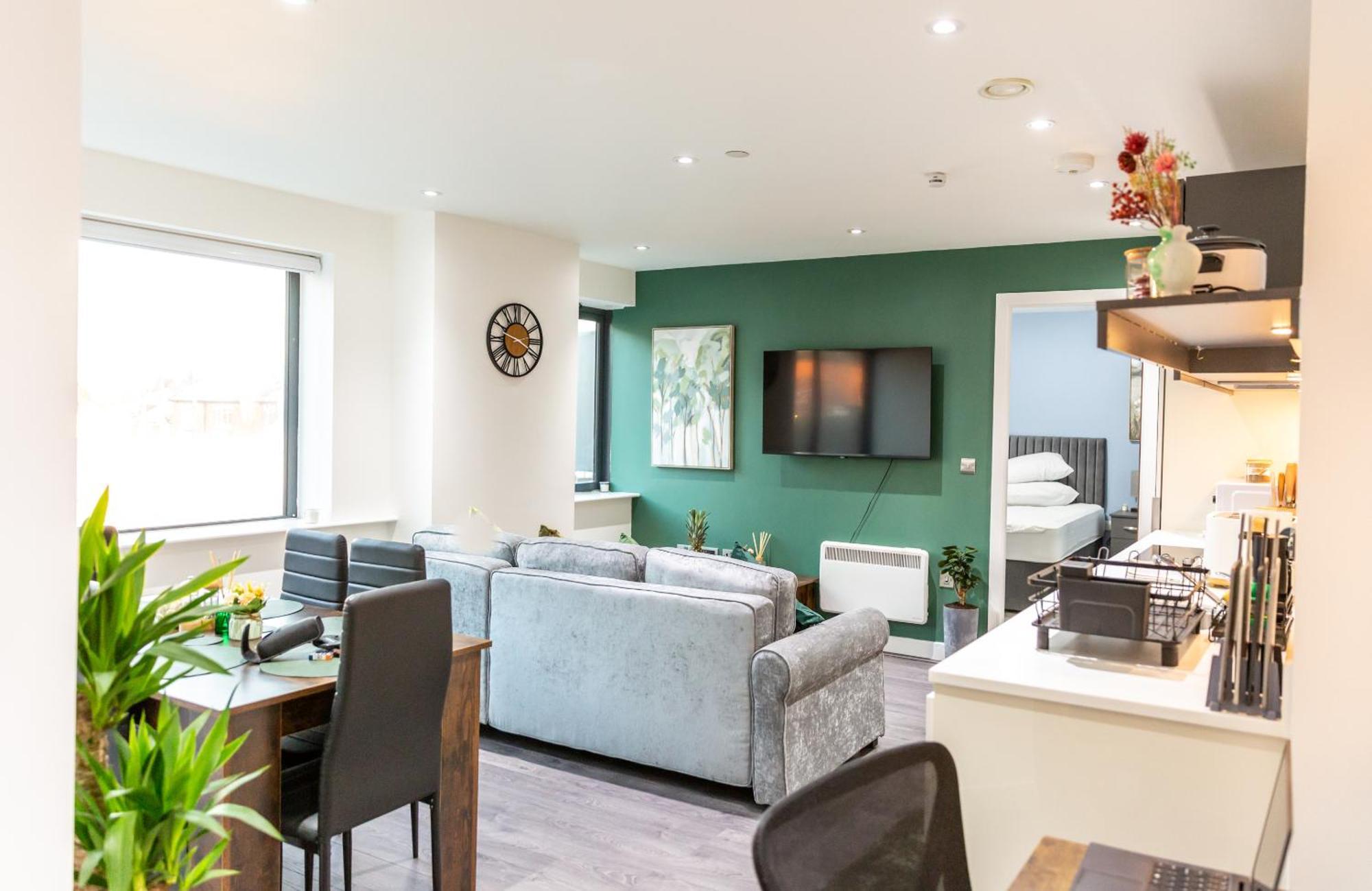 Sweet Stay, 2 Bed Apartment Бирмингам Екстериор снимка